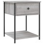 Bedside table made of gray Sonoma engineered wood, 44x45x58 cm. by vidaXL, Nightstands - Ref: Foro24-825849, Price: 42,99 €, ...