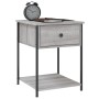 Mesita de noche madera de ingeniería gris Sonoma 44x45x58 cm de vidaXL, Mesitas de noche - Ref: Foro24-825849, Precio: 42,99 ...