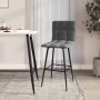 Dark Gray Velvet Kitchen Stool by vidaXL, Kitchen stools - Ref: Foro24-338635, Price: 69,82 €, Discount: %