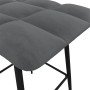 Dark Gray Velvet Kitchen Stool by vidaXL, Kitchen stools - Ref: Foro24-338635, Price: 69,99 €, Discount: %