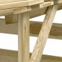 Pergolas with roof 3 pcs impregnated pine wood 100x90x100 cm by vidaXL, Pergolas, arches and garden trellises - Ref: Foro24-3...