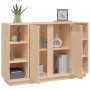 Solid pine wood sideboard 120x35x80 cm by vidaXL, Sideboards - Ref: Foro24-814499, Price: 161,80 €, Discount: %