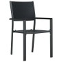 5-piece black garden dining set by vidaXL, Garden sets - Ref: Foro24-3099276, Price: 288,99 €, Discount: %