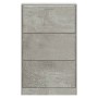 Mueble zapatero madera contrachapada gris hormigón 63x24x103 cm de vidaXL, Zapateros y organizadores de calzado - Ref: Foro24...