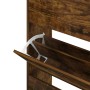 Schuhschrank aus geräuchertem Eichensperrholz, 63 x 24 x 147 cm von vidaXL, Schuhregale und Schuhorganisatoren - Ref: Foro24-...