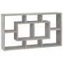 Wall shelf with 8 compartments in concrete gray by vidaXL, Shelves and shelves - Ref: Foro24-342590, Price: 51,12 €, Discount: %