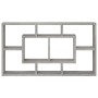 Wall shelf with 8 compartments in concrete gray by vidaXL, Shelves and shelves - Ref: Foro24-342590, Price: 51,12 €, Discount: %