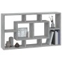 Sonoma gray 8-compartment wall shelf by vidaXL, Shelves and shelves - Ref: Foro24-342593, Price: 50,78 €, Discount: %