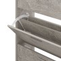 Concrete gray plywood shoe rack furniture 63x24x147 cm by vidaXL, Shoe racks and shoe organizers - Ref: Foro24-342545, Price:...