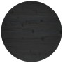 Solid black pine wood table surface Ø60x2.5 cm by vidaXL, Table tops - Ref: Foro24-813661, Price: 55,60 €, Discount: %