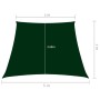 Dark green trapezoidal shade sail made of dark green Oxford fabric, 3/5x4 m. by vidaXL, Umbrellas - Ref: Foro24-135518, Price...