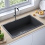 Handmade black stainless steel sink by vidaXL, Sinks - Ref: Foro24-51517, Price: 138,27 €, Discount: %