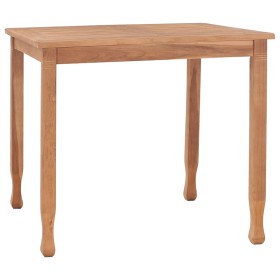 Solid teak wood garden table 85x85x75 cm by vidaXL, Garden tables - Ref: Foro24-315464, Price: 165,99 €, Discount: %