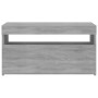 TV cabinet with LED lights Sonoma gray 75x35x40 cm by vidaXL, TV Furniture - Ref: Foro24-815125, Price: 59,99 €, Discount: %