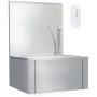 Stainless steel sink with faucet and soap dispenser by vidaXL, Sinks - Ref: Foro24-51114, Price: 164,27 €, Discount: %