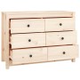 Aparador de madera maciza de pino 100x40x72 cm de vidaXL, Aparadores - Ref: Foro24-821764, Precio: 133,80 €, Descuento: %