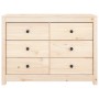 Aparador de madera maciza de pino 100x40x72 cm de vidaXL, Aparadores - Ref: Foro24-821764, Precio: 133,80 €, Descuento: %