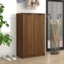 Shoe cabinet made of brown oak plywood, 59x35x100 cm by vidaXL, Shoe racks and shoe organizers - Ref: Foro24-817110, Price: 1...