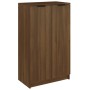 Shoe cabinet made of brown oak plywood, 59x35x100 cm by vidaXL, Shoe racks and shoe organizers - Ref: Foro24-817110, Price: 1...