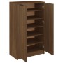 Mueble zapatero madera contrachapada marrón roble 59x35x100 cm de vidaXL, Zapateros y organizadores de calzado - Ref: Foro24-...