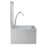 Stainless steel sink with faucet and soap dispenser by vidaXL, Sinks - Ref: Foro24-51114, Price: 164,27 €, Discount: %