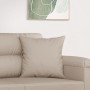 Decorative cushions 2 pcs cream microfiber fabric 40x40 cm by vidaXL, Cushions - Ref: Foro24-349499, Price: 20,34 €, Discount: %