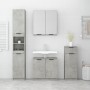 Concrete gray plywood 4-piece bathroom furniture set by vidaXL, Bathroom furniture - Ref: Foro24-3115887, Price: 270,86 €, Di...