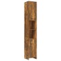 Armario baño madera contrachapada roble ahumado 30x30x183,5cm de vidaXL, Muebles de baño - Ref: Foro24-815519, Precio: 81,80 ...