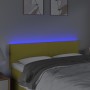 Kopfteil mit LED aus grünem Stoff 144x5x78/88 cm von vidaXL, Kopf- und Fußteile - Ref: Foro24-3121337, Preis: 53,75 €, Rabatt: %