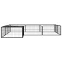 Dog cage 12 panels powder-coated black steel 100x50 cm by vidaXL, Dog kennels and fences - Ref: Foro24-3115977, Price: 166,99...