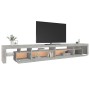 TV stand with LED lights in concrete gray 290x36.5x40 cm by vidaXL, TV Furniture - Ref: Foro24-3152805, Price: 195,09 €, Disc...