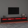 TV cabinet with LED lights Black 270x35x40 cm by vidaXL, TV Furniture - Ref: Foro24-3152747, Price: 192,72 €, Discount: %