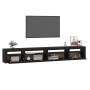 TV cabinet with LED lights Black 270x35x40 cm by vidaXL, TV Furniture - Ref: Foro24-3152747, Price: 192,72 €, Discount: %