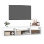 TV-Schrank mit weißen LED-Leuchten 195x35x40 cm von vidaXL, TV-Möbel - Ref: Foro24-3152738, Preis: 135,02 €, Rabatt: %