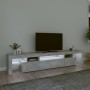 Mueble de TV con luces LED gris hormigón 215x36,5x40 cm de vidaXL, Muebles TV - Ref: Foro24-3152797, Precio: 148,37 €, Descue...