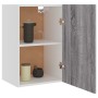 Sonoma gray plywood hanging cabinet 39.5x31x60 cm by vidaXL, Kitchen cabinets - Ref: Foro24-826349, Price: 44,25 €, Discount: %