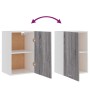 Sonoma gray plywood hanging cabinet 39.5x31x60 cm by vidaXL, Kitchen cabinets - Ref: Foro24-826349, Price: 44,25 €, Discount: %