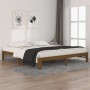 Estructura de cama madera maciza marrón miel 180x200 cm de vidaXL, Camas y somieres - Ref: Foro24-810383, Precio: 125,50 €, D...