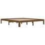 Estructura de cama madera maciza marrón miel 180x200 cm de vidaXL, Camas y somieres - Ref: Foro24-810383, Precio: 125,50 €, D...