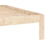 Estructura de cama madera maciza de pino 140x200 cm de vidaXL, Camas y somieres - Ref: Foro24-810365, Precio: 87,89 €, Descue...