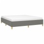 Estructura de cama tela gris oscuro 180x200 cm de vidaXL, Camas y somieres - Ref: Foro24-3120978, Precio: 148,81 €, Descuento: %