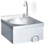 Edelstahlspüle mit Wasserhahn und Seifenspender von vidaXL, Sinkt - Ref: Foro24-51113, Preis: 149,27 €, Rabatt: %