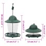 Bird feeders 3 units dark green 13x13x17 cm by vidaXL, Bird feeders - Ref: Foro24-364829, Price: 24,19 €, Discount: %