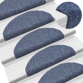 Self-adhesive stair mat 5 pcs 65x21x4 cm blue by vidaXL, Stair mats - Ref: Foro24-149708, Price: 22,32 €, Discount: %