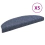 Self-adhesive stair mat 5 pcs 65x21x4 cm blue by vidaXL, Stair mats - Ref: Foro24-149708, Price: 22,32 €, Discount: %