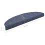 Self-adhesive stair mat 5 pcs 65x21x4 cm blue by vidaXL, Stair mats - Ref: Foro24-149708, Price: 22,32 €, Discount: %