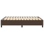 Estructura de cama de cuero sintético marrón 140x190 cm de vidaXL, Camas y somieres - Ref: Foro24-3121044, Precio: 126,03 €, ...