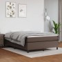 Brown synthetic leather bed frame 140x200 cm by vidaXL, Beds and slatted bases - Ref: Foro24-3121050, Price: 117,08 €, Discou...