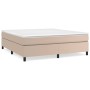 Cappuccino synthetic leather bed frame 180x200 cm by vidaXL, Beds and slatted bases - Ref: Foro24-3121064, Price: 162,25 €, D...