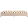 Cappuccino synthetic leather bed frame 180x200 cm by vidaXL, Beds and slatted bases - Ref: Foro24-3121064, Price: 162,25 €, D...